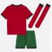 Echipament fotbal Portugalia Tricou Acasa European 2024 pentru copii maneca scurta (+ Pantaloni scurti)